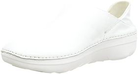 FitFlop Women's Superloafer Medical Professional Shoe, Urban White, 5 M US