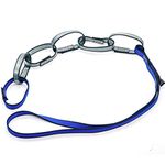 NewDoar Daisy Loop Chain for Climbing,22KN(4950lb) Nylon Webbing Sling 0.7in(17mm) Safe Chain,CE Certified for Outdoor Activities,Personal Anchor Tether System,Aid Climbing(38in/96cm)