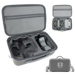 ZORBES® Compatible with DJI NEO 2 Drone, Custom-Mold Drone Storage Case Bag Shoulder Carry Bag with Handle, Built in Mesh Pocket, Waterproof Anti-Scratch PU Drone Accessories