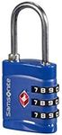 Samsonite Global Travel Accessories Three Dial TSA Combilock, 7 cm, Blue (Midnight Blue)