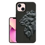 VIDO 3D Lion King Design Shockproof Anti-Scratch Soft Silicone Back Case Cover for iPhone 13 / iPhone 14