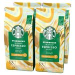 STARBUCKS Blonde Espresso Roast, Blonde Roast, Whole Bean Coffee 450g (Pack of 4)