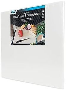 Camco 43709 Decor Mate Stove Topper and Cutting Board (Almond)