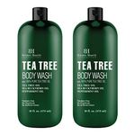 BOTANIC HEARTH Tea Tree Body Wash | for men and Women 16fl oz X 2 Pack