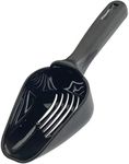 Barfly Slotted Ice Scoop, 8 Ounce, Black