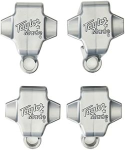 Taylor Made Pontoon Rail Fender Adjuster (4-Pack) - Fits Over 1" & 1-1/4" Square Pontoon Rails - Durable ABS Plastic - Clamps Securely - Simple Height Adjustment - Repositionable - 2020108452