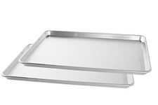 Nordic Ware Naturals Big Baking Sheet, 2-Pack, Silver