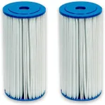 CFS COMPLETE FILTRATION SERVICES EST.2006 Compatible for HDX HDX4PF4 Pleated High Flow Whole House Water Filter: Reduces Sediment - 30 Micron Water Filters 2 Pack