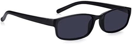 Read Optics 1.0 Reading Sunglasses for Women & Men, Classic Matt Black Essential Summer Readers, UV & Sun Protection for your Eyes