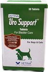 Vetina URO Support Tablets for Urinary Bladder Health Care for Dogs and Cats (Pack of 1)