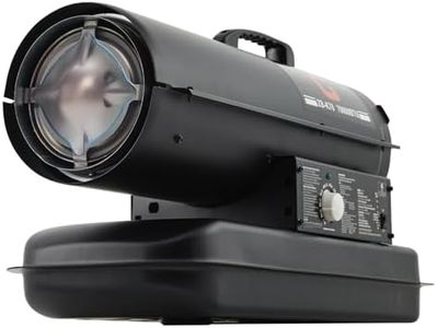 Garvee 70000 BTU Kerosene Forced Air Heater, 5 Gallon Tank Diesel/Kerosene Space Heater with Adjustable Thermostat, Portable for Outside, Jobsite, Garage & Construction Site, 120V/60Hz