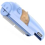 ACE2ACE Pet Hair Remover Roller, Reusable Lint Roller Hair Removal Brush Self-Cleaning Animal Fur Remover for Carpet,Sofa,Bedding-Blue