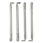 WEMEIKIT 4 Pcs BBQ Tube Burner Replacement Part for Napoleon Gas Grills as Legend 485, LEX & Mirage 485/605 / 730, Built-in LEX & Mirage Series, 18-13/16“ Stainless Steel Barbeque Burner Tube