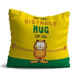 Giftcart Long Distance Hug Cushion Gift for Girlfriend | Love Hug Cushion Gift for Girlfriend, Boyfriend on Birthday Gift or Gift on Any Occasion (30x30 cm Polyester Cushion