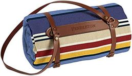 PENDLETON National Park Throw with Leather Strap Carrier, Yosemite