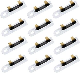 AMI PARTS 3392519 Dryer Thermal Fuse Replacement Part for Whirlpool & Kenmore Dryers - Replaces 3388651, 694511, 80005, WP3392519VP (12pcs)