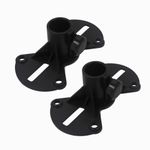 Seismic Audio - Two (2) PA/DJ Tripod Speaker Stand Mounts Speakers Adapters