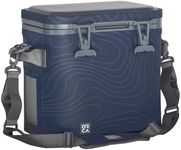 ORCA Wanderer 24 Can Soft Side Cooler | Temperature Insulated Leakproof Bag Keeps Drinks Ice Cold All Day, Height Fits Wine Bottles, Over Shoulder Strap & Carry Handles for Portability — Galaxy Topo