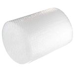 TPZ The Packaging Zone | Large Roll of Premium Polythene Bubble Wrap | Small Bubble Protective Wrap | Air Bubble Packaging for Moving Delicate Items & Package Storage Boxes (Clear, 300 x 25m)