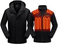 Venustas Men's 3-in-1 Heated Jacket