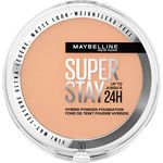 Maybelline Powder Foundation, Long-lasting 24H Wear, Medium to Full Coverage, Transfer, Water & Sweat Resistant, SuperStay 24H Hybrid Powder Foundation, 30