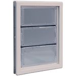 Ideal Pet Products Air Seal Pet Door with Telescoping Frame, Extra Large, 10.25" x 15.75" Flap Size