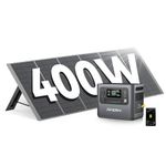 AFERIY Portable Power Station 2400W with 400W Solar Panel, 2048Wh Portable Power Station LiFePO4 230V AC Outlets, UPS, Solar Generator, Electric Generator for RV/Camping/Home