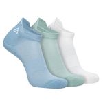 LINTON TAYLOR Bamboo Ankle Socks for Men | Sports Socks for Men | Odor-Free Breathable Anti-Bacterial Cotton Socks for Men | (IN, Alpha, Free Size, 3, Pack of 3 Solid - SkyBlue, Mint, White)