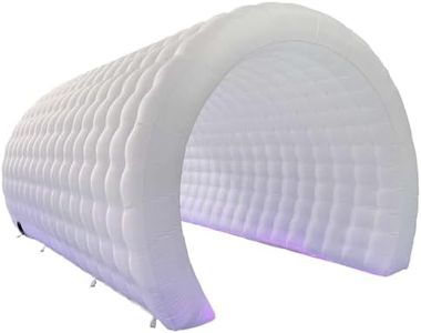 Sayok Inflatable Tunnel Tent for Event Wedding Promotion - Sports Entrance (White, 16.5x10x10ft)