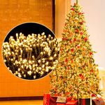 Ulinek Christmas Fairy String Lights Outdoor/Indoor, 1000 LED 25M Warm White Christmas Light Decoration Plug in Ambiance Lighting IP44 8 Modes Christmas Lights for Tree Garden Patio Balcony Bedroom