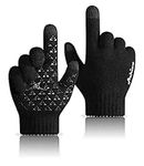 Achiou Winter Knit Gloves Touchscre