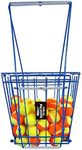 Oncourt Offcourt MasterPro 72-Ball Hopper - Tennis Ball Basket and Pick-Up | Holds 72 Balls | Easy Ball Pick-Up | No Tool Assembly | Adjustable Height | All Types of Tennis Balls | Easy-Grip Knobs