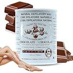 Sharonelle Soft Wax All Purpose Hair Removal Natural Depilatory Canned Wax for Sensitive Skin Canada-Made Melting Wax in Black color Canned Package (1PC, Chocolate)