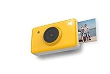 Kodak Mini Shot Wireless Instant Digital Camera & Portable Photo Printer, LCD Display, Premium Quality Full Color Prints, Compatible w/iOS & Android (Yellow), KODMSY