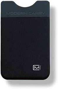 Modern Carry Slim Credit Card Wallet Ultra Thin, Black with 2 Card Slots, One Size, Credit Card Wallet