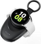 GagaKing for Samsung Galaxy Watch 7 Ultra Charger, 1400mAh Fast Charging Portable Wireless Power Bank, Magnetic Travel Car Keychain Charger for Galaxy Watch 7/Ultra/6/6 Classic/5 Pro/4/3, Active2/1