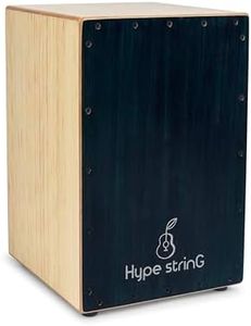 Hype String Cajon Box CP100 || Plywood Body and Teak Wood Playing Tapa || For Jamming Sessions and Live Shows