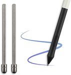 sciuU Titanium Alloy Tips compatible with Wacom One Creative Pen, [2 Pack] No Wear Out Replacement Metal Tip Nib Refill fit for WACOM ONE DTC133W0A / Galaxy Tab S8 S7 Stylus