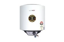 BLOWHOT Spring 15L Storage Water Heater Geyser | Bee 5 Star Rating Metallic Body Copper Heating Element Puf Insulation 5-Year Warranty With Installation - (Whitewall)