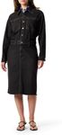 Levi Strauss Signature Gold Women's Heritage Long Sleeve Dress, (New) Dreamy Night, Medium
