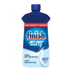 Finish Jet Dry Dishwasher Rinse Aid for Shinier and Dryer dishes, Spot prevention, 621 ml