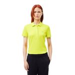 Lacoste Women's Slim Fit Polo Shirt (PF5462_Yellow_SL1 44)