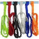 Kasteco 6 Pack Stretchable Paddle Leash Paddle Holder Tool Lanyard for Kayak and Paddles, Fishing Poles Rods