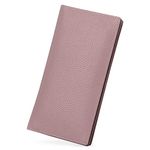 Wallets for Women RFID Blocking Ultra Slim Leather Credit Card Holder Clutch by GOIACII