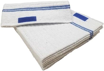 LNT France - Lot de 5 Serpillères Gaufrées Auto-Fixantes, 50 x 50 cm, Très Absorbantes, pour Tous Types de Sols.