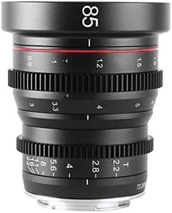 MEKE 85 mm T2.2 Mini Fixed Prime Objetivo de Gran Angular para cámaras M43 Micro Four Thirds MFT Mount BMPCC 4K Z CAM E1 E2