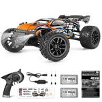 HAIBOXING RC Cars,1:18 36 KM/H High Speed Remote Control Cars for Adults Kids,2.4GHz 4WD Waterproof Off-Road Monster Truck with Two Batteries, ALL Terrain Buggy Vehicle Car Toy Gifts for Boys
