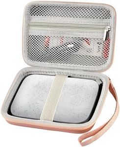 Case Compatible with HP Sprocket Select Portable/ 2nd Edition Instant Photo Printer, Travel Carrying Organizer Holder Fits for Zink Photo Paper, USB Cable and More Accessories(Box Only) - Rose Gold