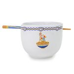 Disney Pixar Ratatouille 20-Ounce Ceramic Ramen Bowl and Chopstick Set