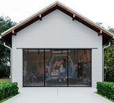 Magnetic Double Garage Screen Door 